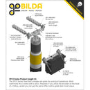 ServoCity 2913 Series Ball Linkage (Female M4 X 0.7mm, 24.1mm Length) - 2 Pack