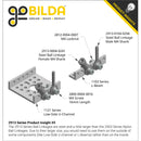 ServoCity 2913 Series Ball Linkage (Female M4 X 0.7mm, 24.1mm Length) - 2 Pack