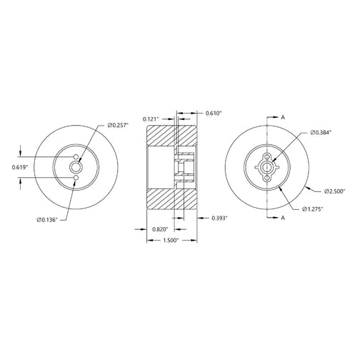 ServoCity 2.50" Foam Wheel (2 Pack)