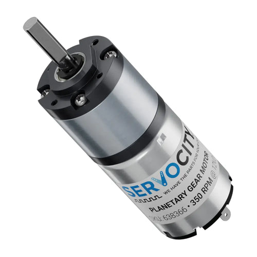 ServoCity 350 rpm Premium Planetary Gear Motor