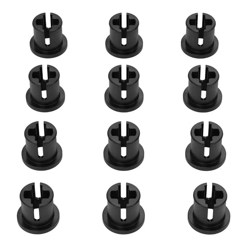 ServoCity 3900 Series Bearing Adaptor for LEGO Axle (6mm OD, 5mm Length) - 12 Pack