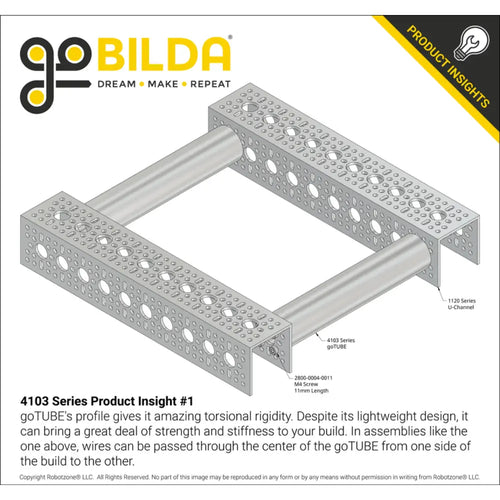 ServoCity 4103 Series goTUBE (384mm Length)