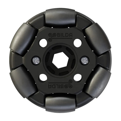 ServoCity 48mm Omni Wheel (8mm REX™ Bore, 50A Durometer)