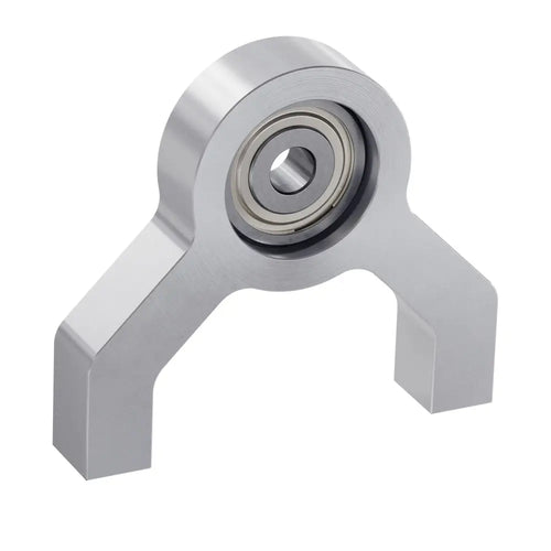 ServoCity 4mm Bore 1-Side, 2-Post Pillow Block (24mm Height)