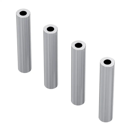ServoCity 4mm ID Aluminum Spacer (8mm OD, 43mm Length) - 4 Pack