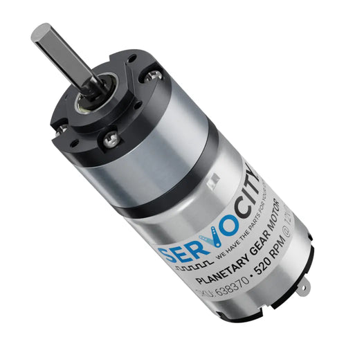 ServoCity 520 rpm Premium Planetary Gear Motor