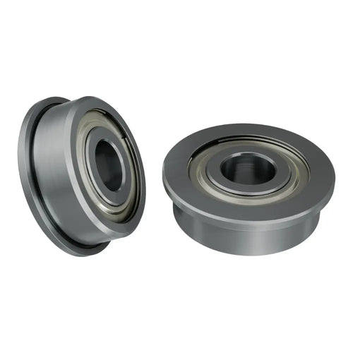 ServoCity 5mm ID Flanged Ball Bearing (14mm OD, 5mm Thickness) - 2 Pack