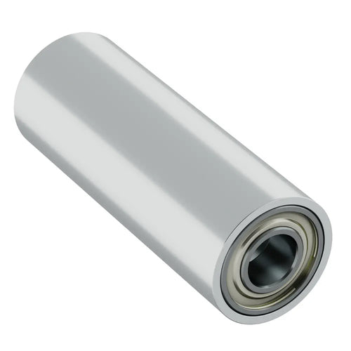 ServoCity 6mm Bore Dual Bearing Idler Roller (15mm OD, 41mm Length)