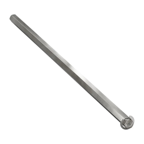 ServoCity 8mm REX Shaft w/ E-Clip (Stainless Steel, 240mm Length)