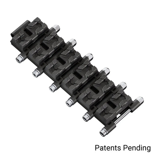 ServoCity Badlands Tank-Track 48mm (24mm Pitch, 48mm Width, Rubber Tread) - 6 Pack