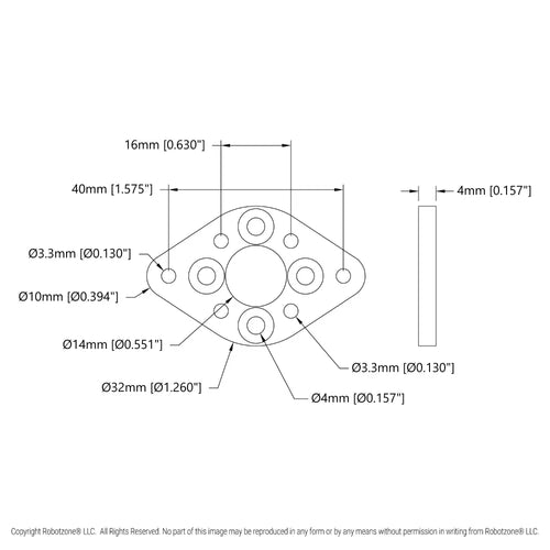 ServoCity Ball Transfer Mount (2-1)