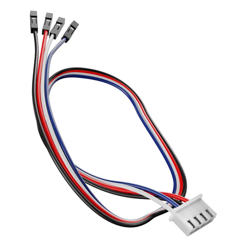 ServoCity Encoder Breakout Cable (4-Pos JST XH [MH-FC] to 4 x 1-Pos TJC8 [MH-FC], 300mm Length)