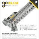 ServoCity Linear Actuator Kit (1120 Series, 201mm Stroke, 8mm Lead)