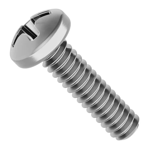 ServoCity M1.6 x 0.35mm Stainless Steel Pan Head Screw (6mm Length) - 6 Pack