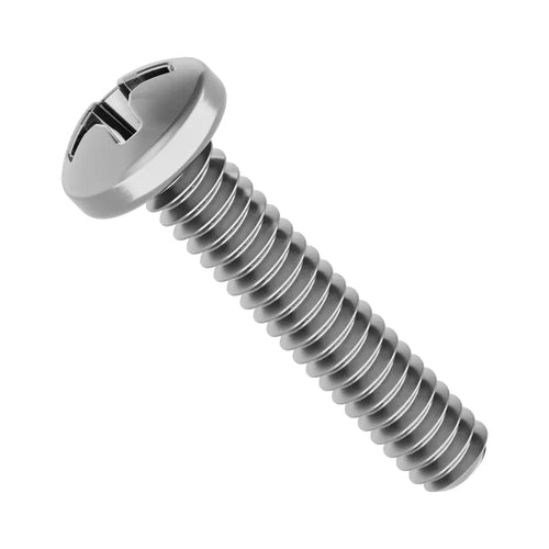 ServoCity M1.6 x 0.35mm Stainless Steel Pan Head Screw (8mm Length) - 6 Pack