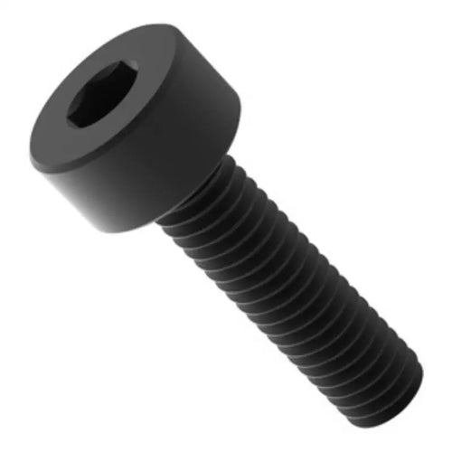 ServoCity M2.6 x 0.45mm Black-Oxide Socket Head Screw (8mm Length) - 6 Pack
