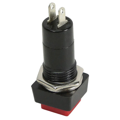ServoCity Momentary SPST Square Push Button Switch (Red)