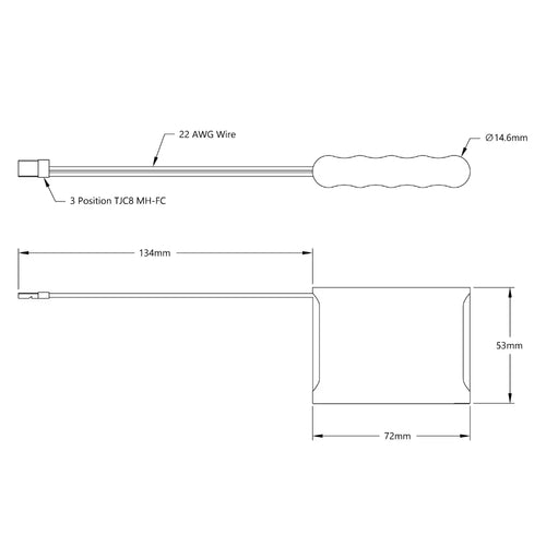 ServoCity NiMH Battery (6V, 2700mAh, 2-Pos TJC8 Power Connector [MH-FC], 6-1)