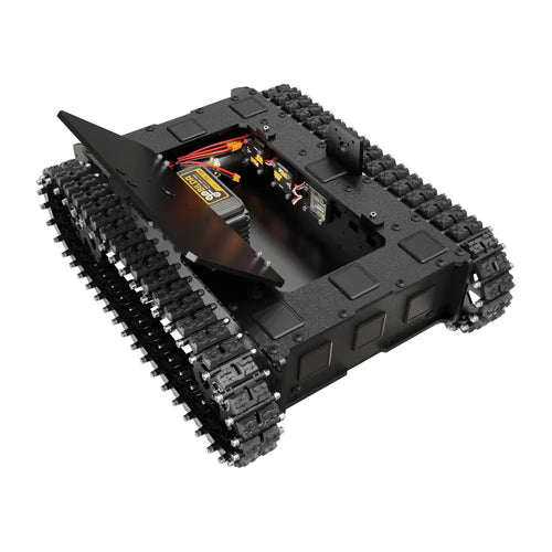 ServoCity Overlander-T All-Terrain Robot Platform (25lb Payload, 3.8Mph) w/ Battery & Charger