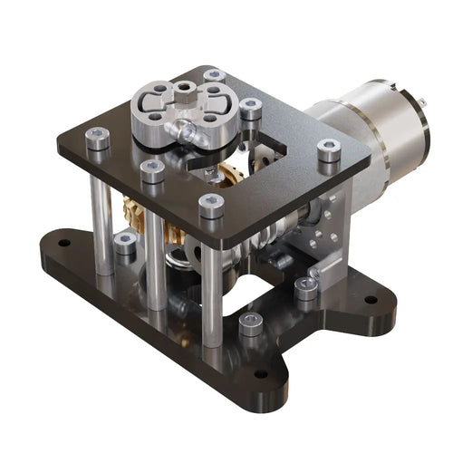 ServoCity Standard Duty Worm Drive Gearbox (28:1 Ratio)