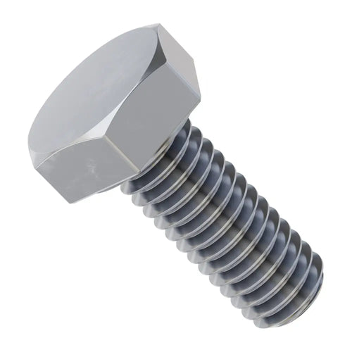 ServoCity Zinc-Plated Steel Hex Head Screw (M4 x 0.7mm, 10mm Length) - 25 Pack