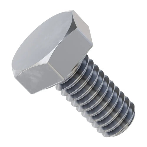 ServoCity Zinc-Plated Steel Hex Head Screw (M4 x 0.7mm, 8mm Length) - 25 Pack