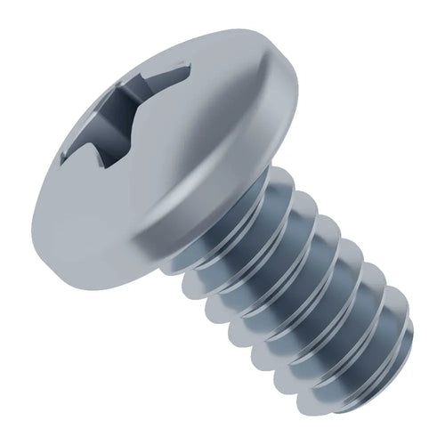 ServoCity Zinc-Plated Steel Phillips Pan Head Screw (6-32 UNC, 1/4" Length) - 25 Pack