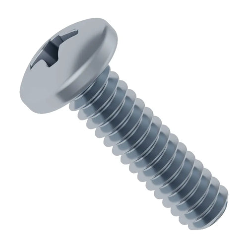 ServoCity Zinc-Plated Steel Phillips Pan Head Screw (6-32 UNC, 1/2" Length) - 25 Pack