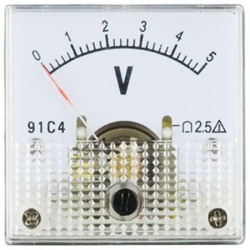 Voltímetro Analógico DC 0-1V Para Panel - Medidor SO45, Conexión Directa, Ideal Para Proyectos Eléctricos Medidor Voltaje DC 0-1V - Foto 4