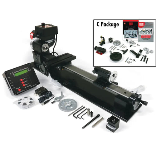 Sherline 17-Inch Benchtop Lathe with DRO Package C (Metric) (EU)