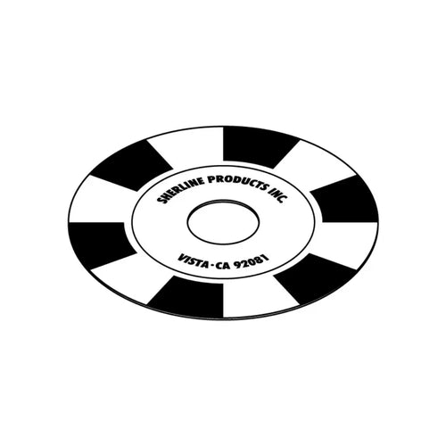 Sherline 6-Pulse DRO Tachometer Decal