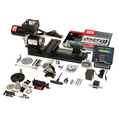 Sherline 8-Inch Tabletop Lathe with DRO Package C (Metric) (EU)