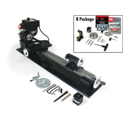 Sherline Manual 17-Inch Benchtop Lathe Package B (Metric) (EU)