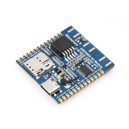 Waveshare SIM7600E-H 4G Communication Module w/ 4G/3G/2G w/ GNSS, FPC Antenna