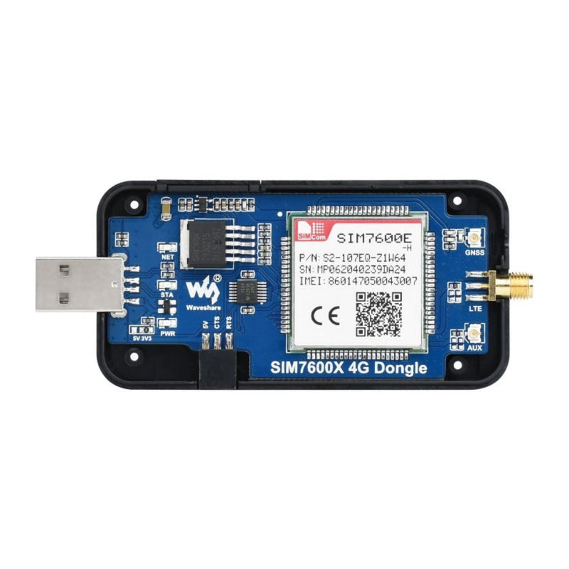 Waveshare SIM7600E-H 4G DONGLE GNSS Positioning for EU/ME/AFR/KR/THA