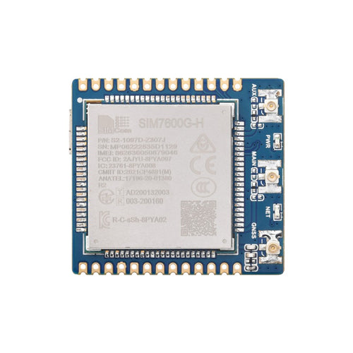 SIM7600G-H 4G Communication Module, 4G/3G/2G, GNSS Positioning w/ FPC Antenna