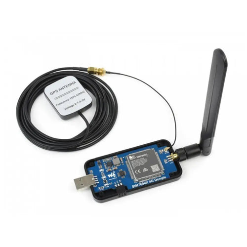 SIM7600G-H 4G DONGLE, GNSS Positioning, Global Band Support