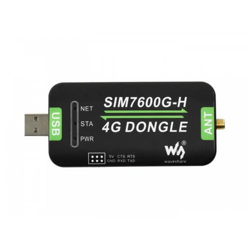 SIM7600G-H 4G DONGLE, GNSS Positioning, Global Band Support