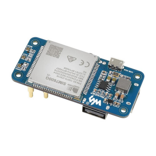 SIM7600G-H 4G HAT (B) for Raspberry Pi LTE Cat-4 4G/3G/2G Support GNSS (Global)