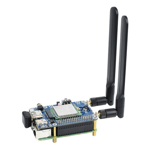SIM7600G-H M.2 4G HAT for RPi, LTE CAT4 High Speed, 4G/3G/2G, GNSS, Global Band