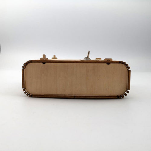Simple Useless Box - Wooden Electronic Fun Box