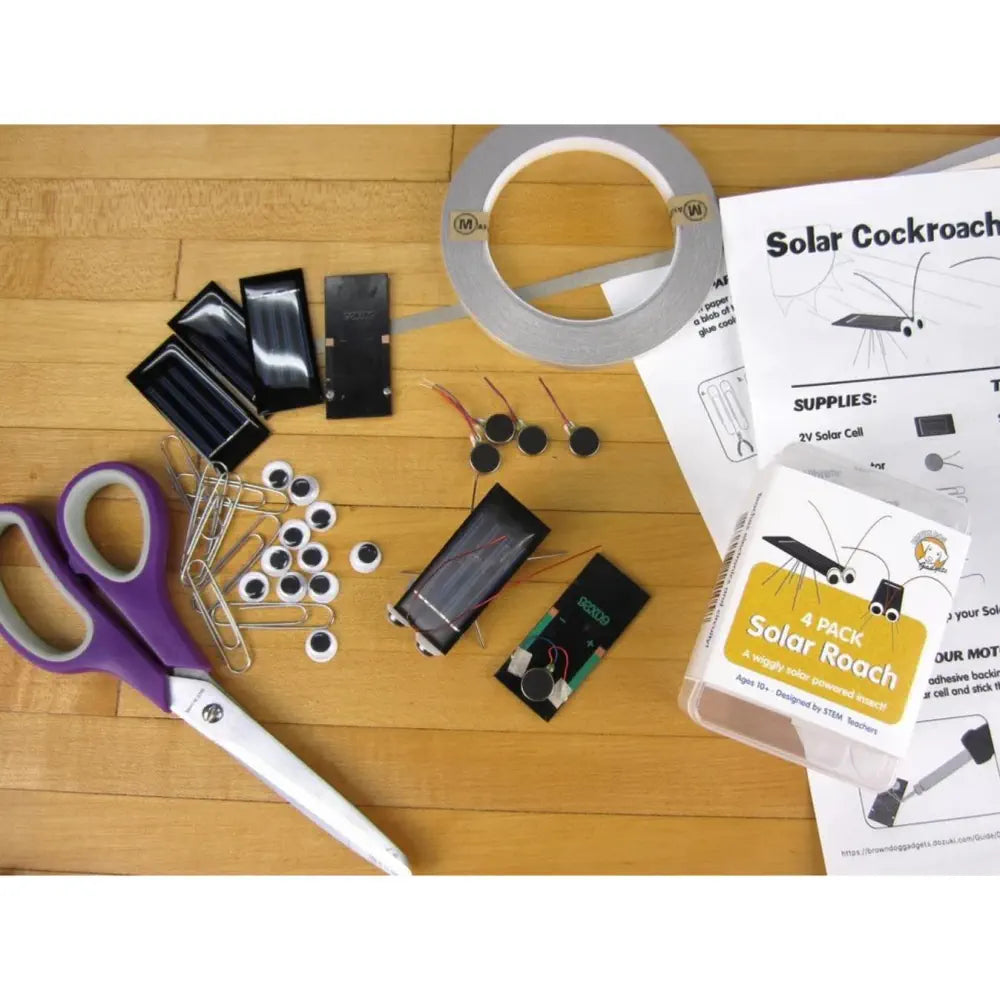 Solar Cockroach Kit (25pk) - RobotShop