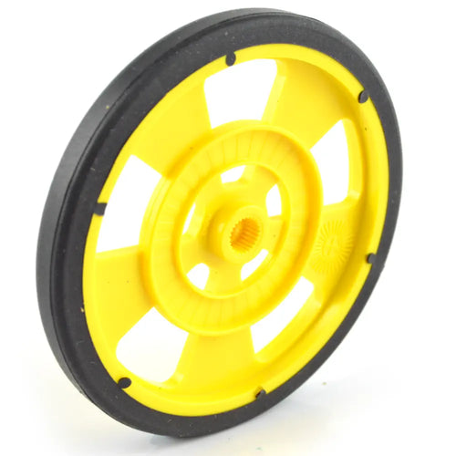 Solarbotics SW 2-5/8 inch Diameter Servo Wheel (Yellow)