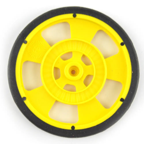 Solarbotics SW 2-5/8 inch Diameter Servo Wheel (Yellow)