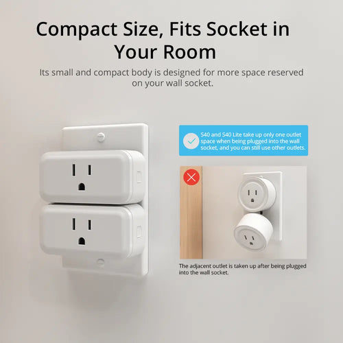 SONOFF iPlug Series Wi-Fi Smart Plug (S40 Lite - Type A)