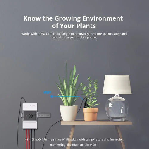 SONOFF MS01- Smart Soil Moisture Sensor w/ RJ9 Adapter