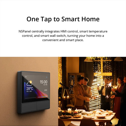 SONOFF NSPanel Smart Scene Wall Switch (86/EU Type, Dim Gray)
