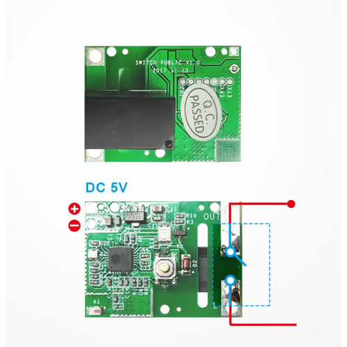 SONOFF RE5V1C – 5V Wifi Inching/Selflock Relay Module (1 pcs)