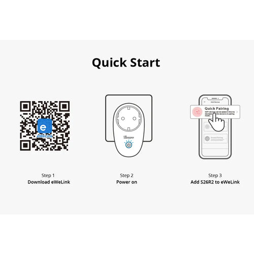 SONOFF S26R2 WiFi Smart Plug –EU/BR/UK (Type L)