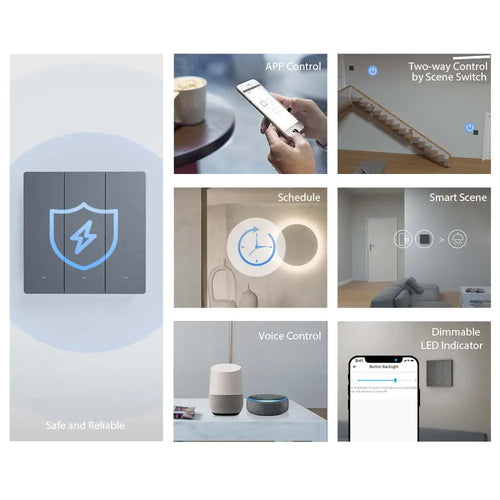 SONOFF SwitchMan Smart Wall Switch-M5 (2 Gang - Type 120)